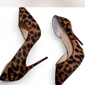 Leopard Print Stiletto Heels